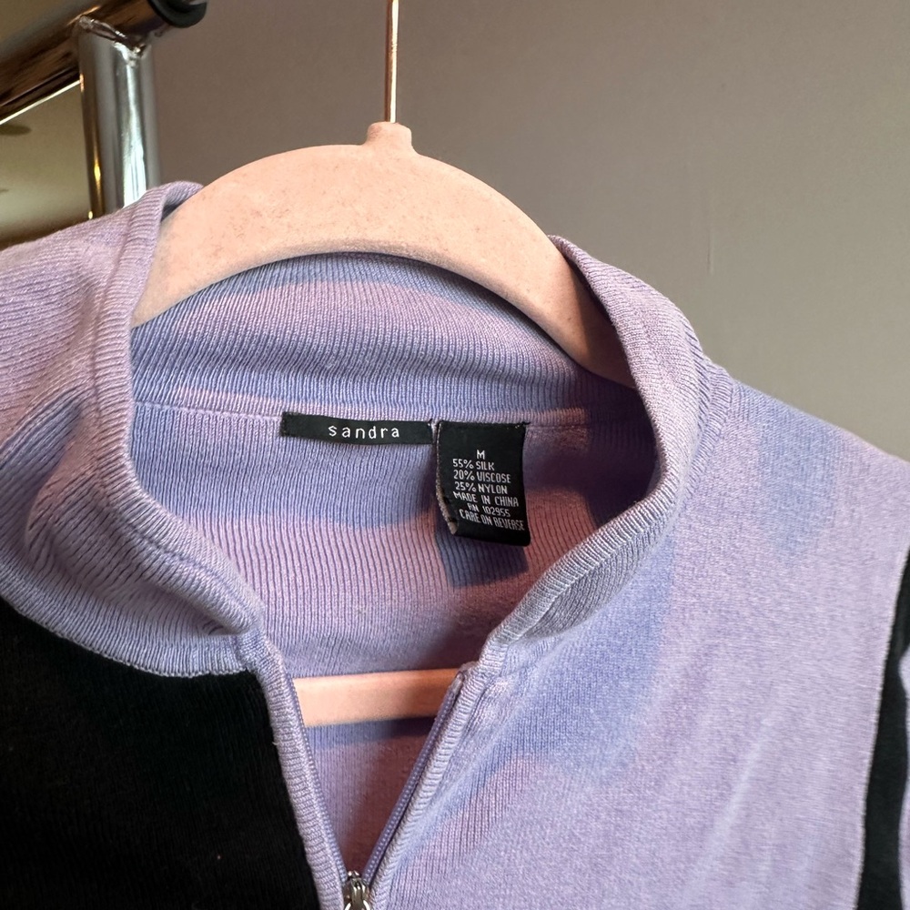 Purple Zip Up Jacket